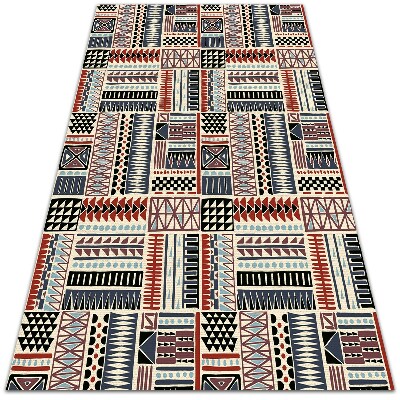 Modny uniwersalny dywan winylowy Indiańskie wzory
