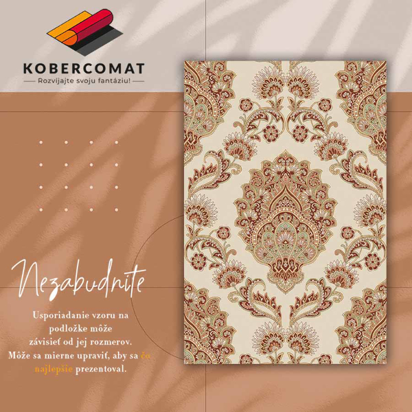 Modny dywan winylowy Styl Paisley