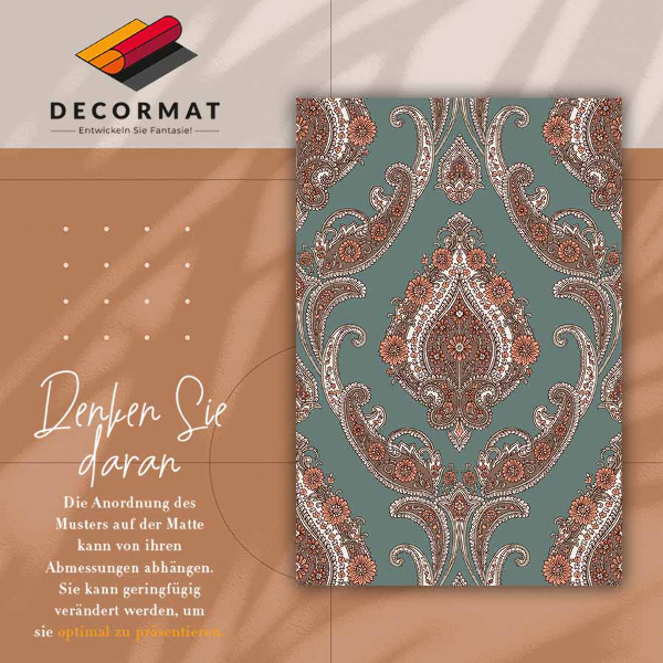Dywan winylowy do domu Paisley vintage