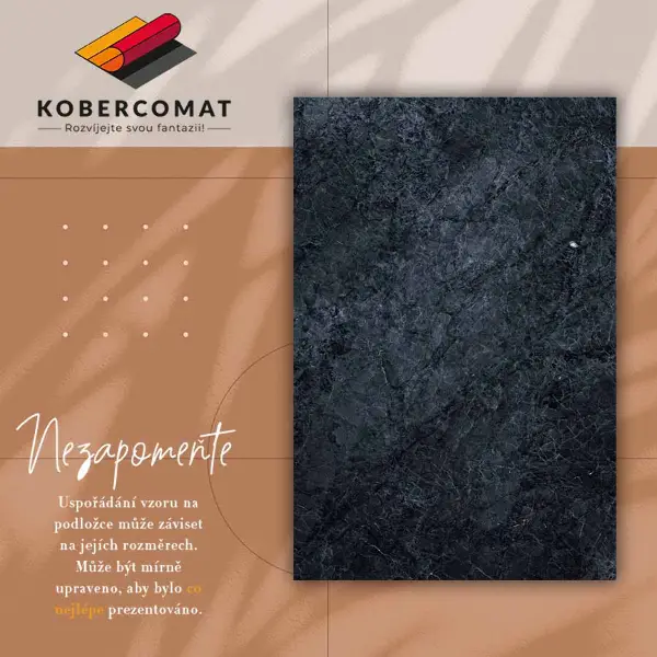 Wewnętrzny dywan winylowy Piękny marmur