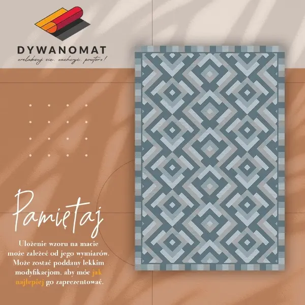 Dywan winylowy do domu Aztecka geometria