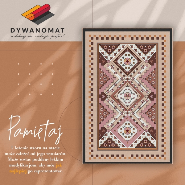 Dywan winylowy do domu Marokańskie wzory