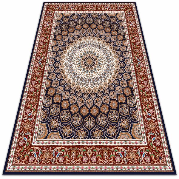 Modny dywan winylowy Geometryczna mandala