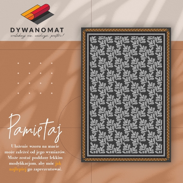 Dywan winylowy do domu Kwiecisty warkocz