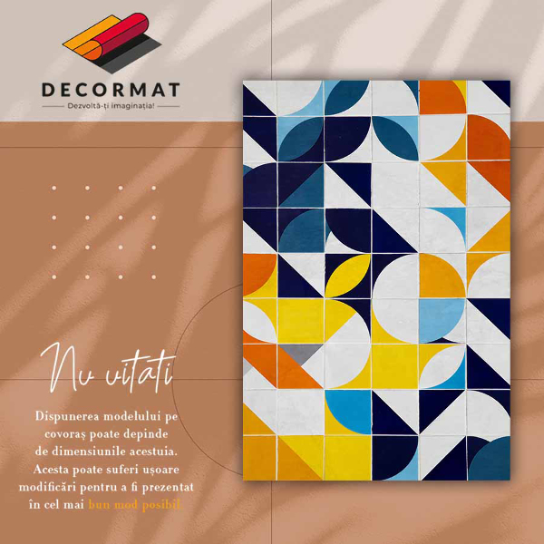 Dywan winylowy Geometryczne kształty