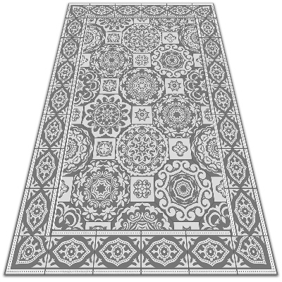 Modny uniwersalny dywan winylowy Grecka geometria
