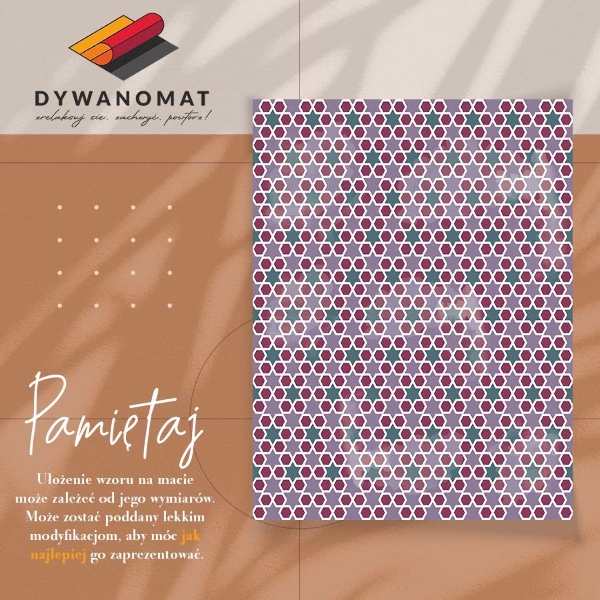 Dywan winylowy Geometryczne gwiazdki