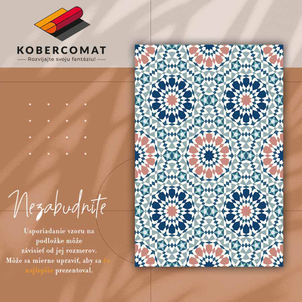 Modny dywan winylowy Marokańska geometria