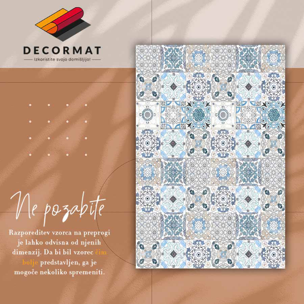 Dywan winylowy do domu Hiszpańskie kafle