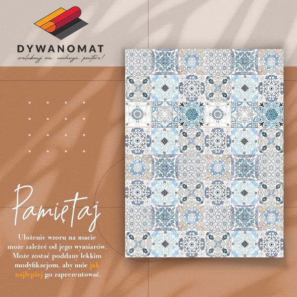 Dywan winylowy do domu Hiszpańskie kafle