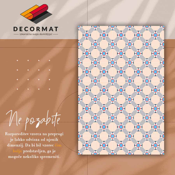 Dywan winylowy do domu Marokańskie romby