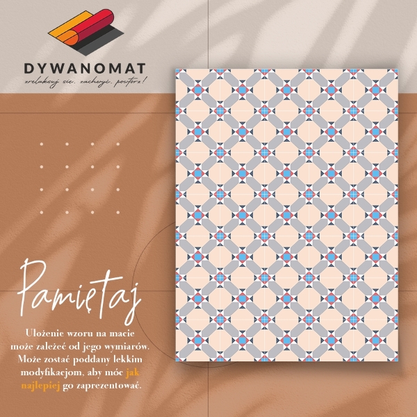 Dywan winylowy do domu Marokańskie romby