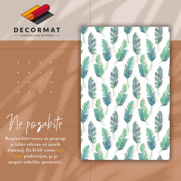 Dywan winylowy do domu Tropikalne liście