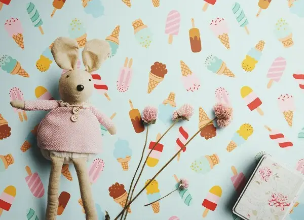 Dywan winylowy do domu Różnorodne lody