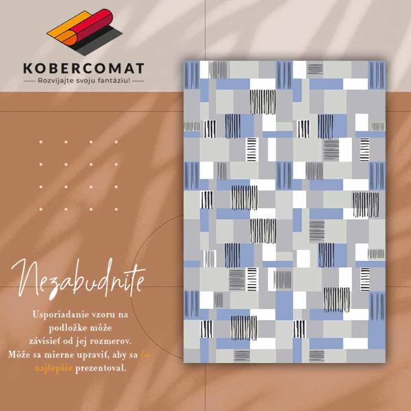 Modny dywan winylowy Geometryczne prostokąty