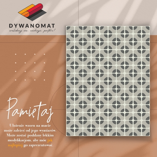 Dywan winylowy do domu Geometryczne koła