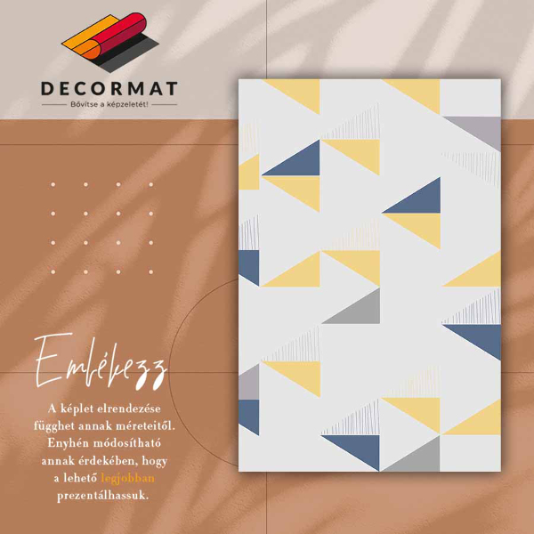 Dywan winylowy Geometryczne trójkąty