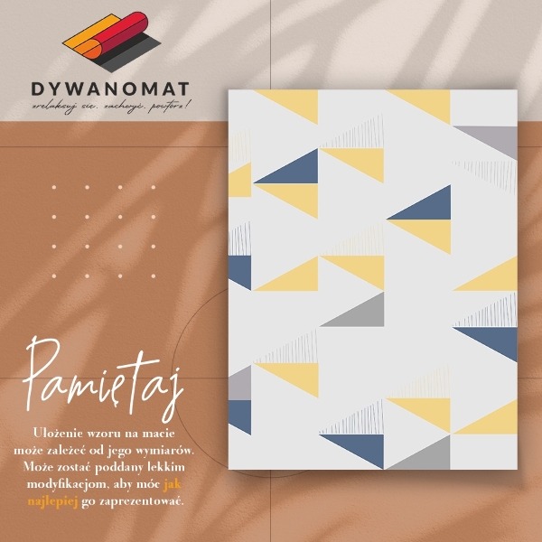 Dywan winylowy Geometryczne trójkąty