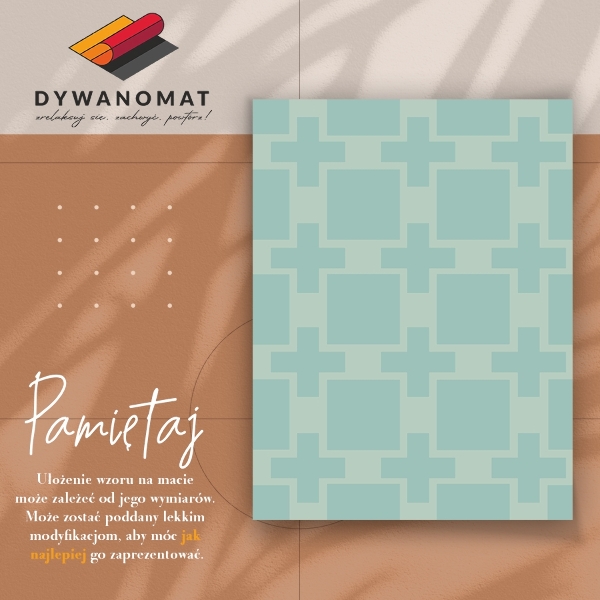 Uniwersalny dywan winylowy Geometryczne krzyże