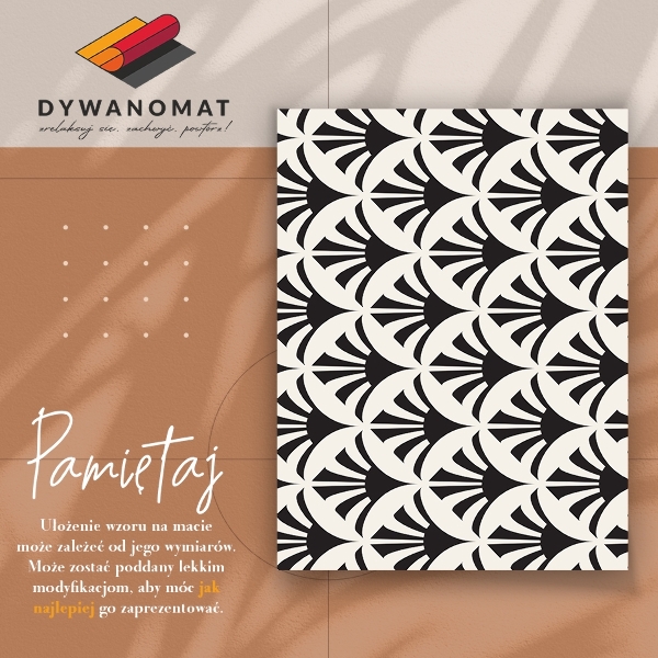 Uniwersalny dywan winylowy Geometryczne liście