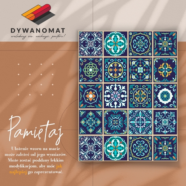 Modny dywan winylowy Portugalskie kafelki