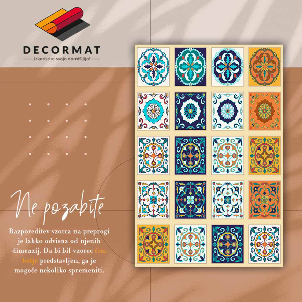 Dywan winylowy do domu Greckie kafelki