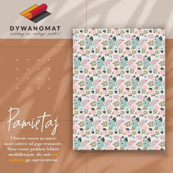 Winylowy dywan do domu Kwiatki