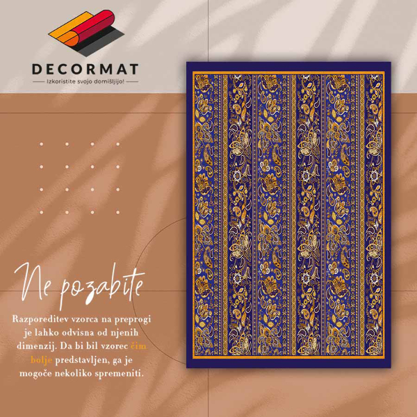 Dywan winylowy do domu Vintage Paisley