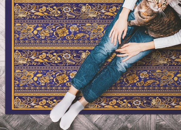 Dywan winylowy do domu Vintage Paisley