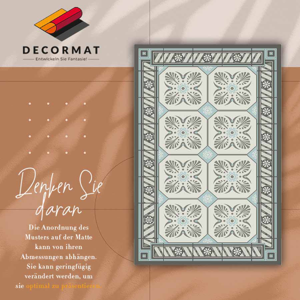 Dywan winylowy do domu Kafelki vintage