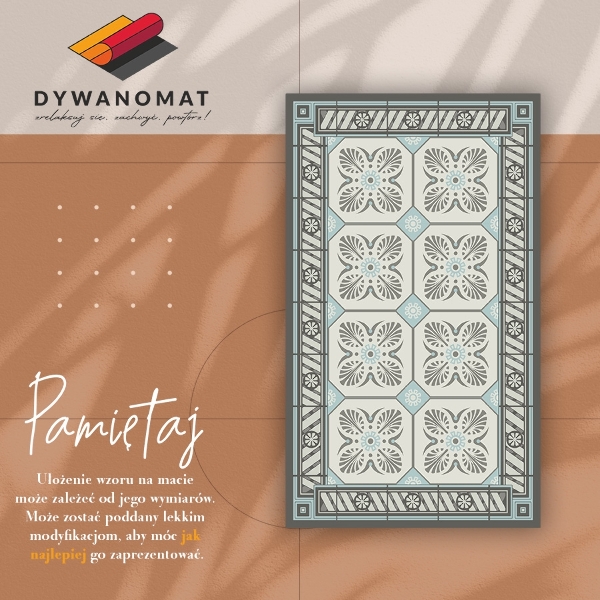 Dywan winylowy do domu Kafelki vintage