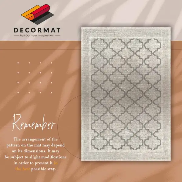 Dywan winylowy do domu Marokański design