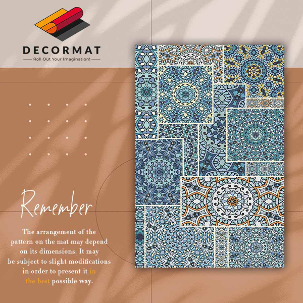 Dywan winylowy do domu Mandala patchwork
