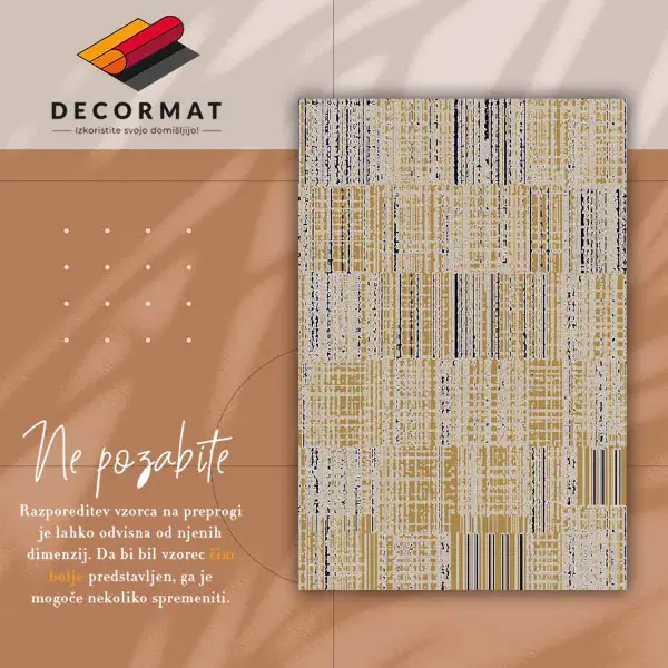Modny dywan winylowy Klasyczna abstrakcja