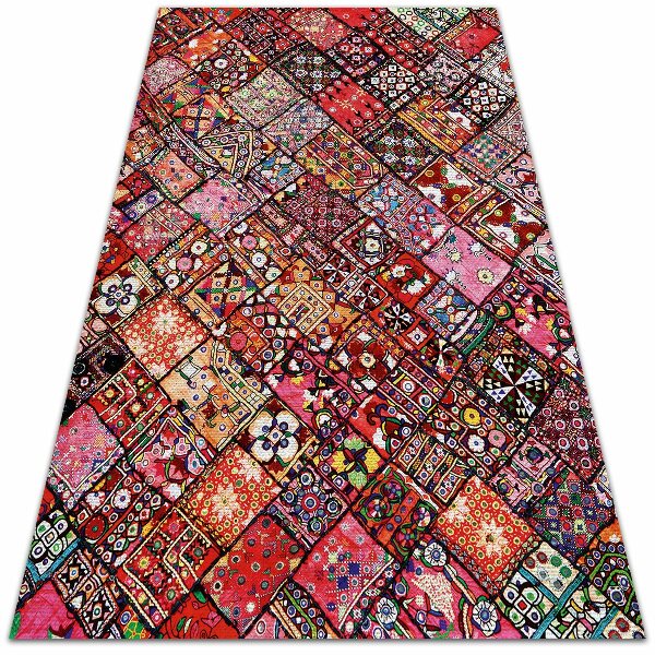 Nowoczesny dywan outdoor Mozaikowy patchwork