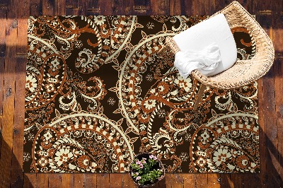 Dywan ogrodowy Paisley retro