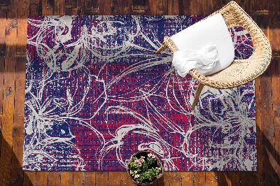 Dywan na taras zewnętrzny Abstrakcja retro