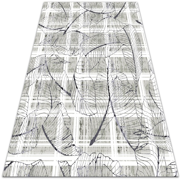 Tarasowy dywan zewnętrzny Liście potwora