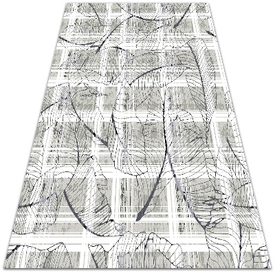 Tarasowy dywan zewnętrzny Liście potwora