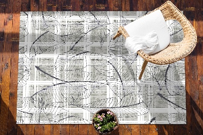 Tarasowy dywan zewnętrzny Liście potwora