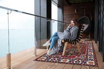 Nowoczesny dywan outdoor W stylu staroperskim