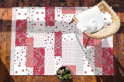 Nowoczesny dywan outdoor Mozaika kwiatowa