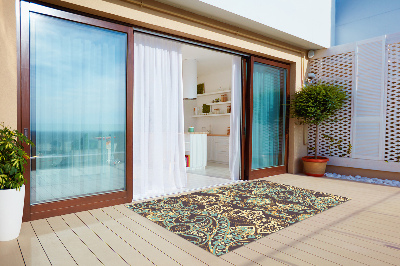 Dywan ogrodowy Paisley w stylu azjatyckim