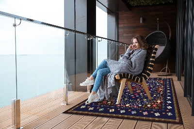 Dywan na taras zewnętrzny Piękne małe kwiatki