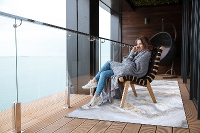 Nowoczesny dywan outdoor Morze Marmurowe