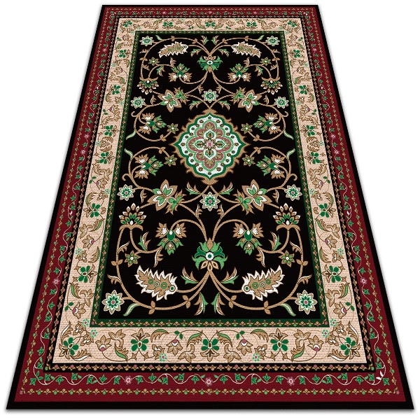 Tarasowy dywan zewnętrzny Florystyczne wzory