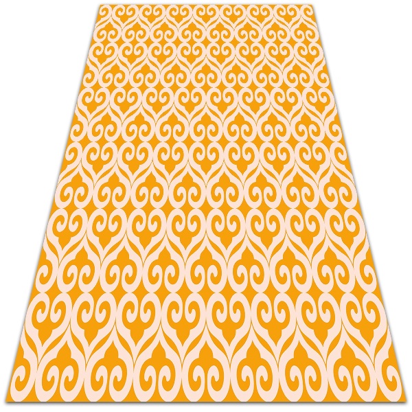 Tarasowy dywan zewnętrzny Żółte wzory