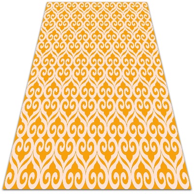 Tarasowy dywan zewnętrzny Żółte wzory