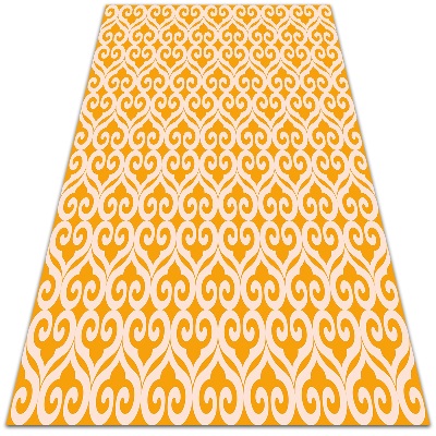 Wykładzina tarasowa zewnętrzna Żółte wzory