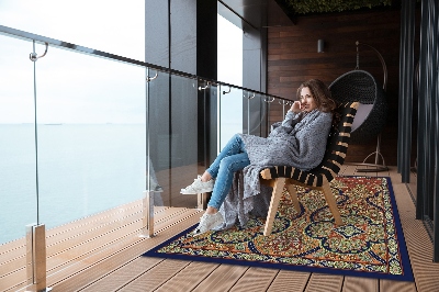 Nowoczesny dywan outdoor Indyjski styl retro